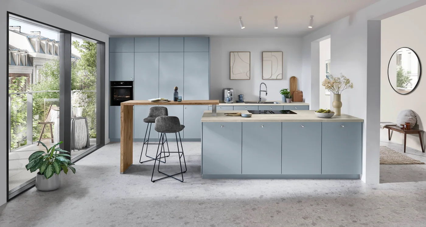 Cuisine Senso 485 — matières nobles et association de teintes chaleureuses, 2AIM Design